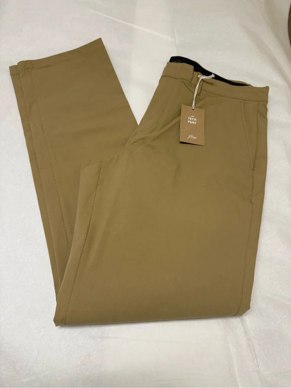 NWT🟤  J.Crew's tech-fabric chino trousers,🟤
